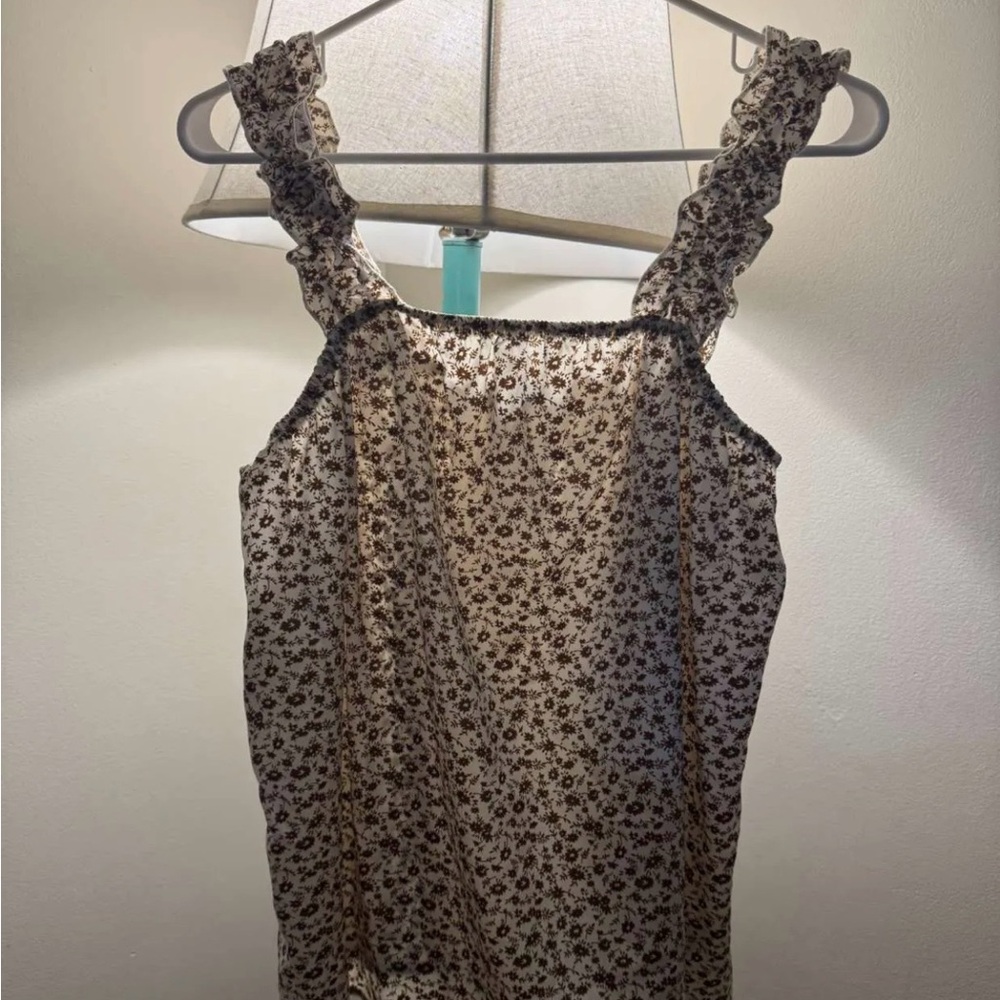 Floral Sleeveless Top